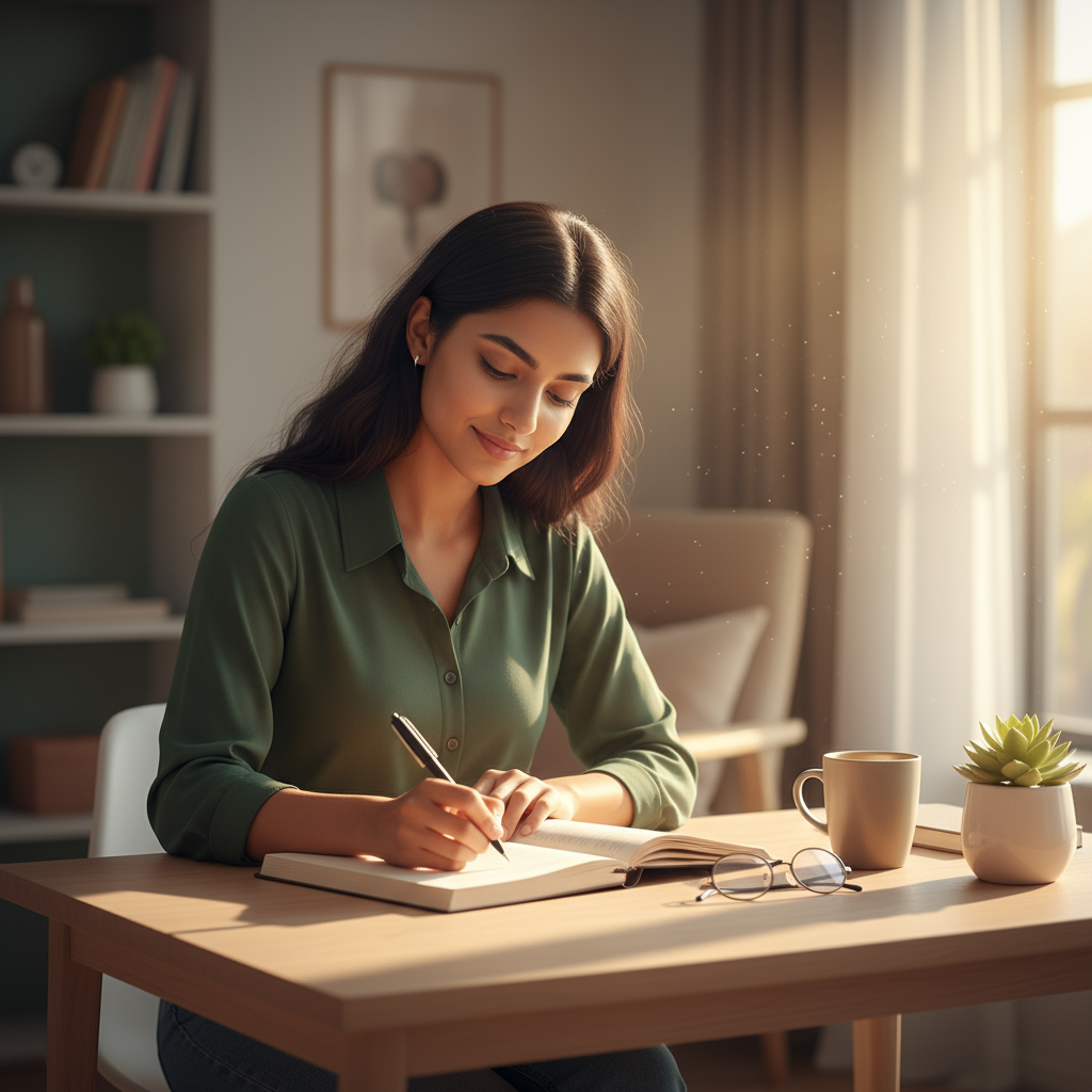 gemini 2.5 flash image preview (nano banana) a young woman sittin